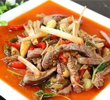 Pickled Pepper Tripe Rice Bowl