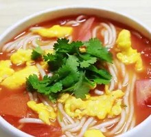 番茄鸡蛋米线