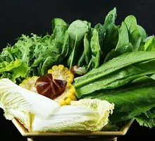 Mixed Green Vegetables Platter