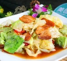 Sautéed Pork with Bok Choy