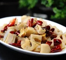 Spicy Lotus Root Cubes