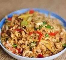 Pickled Chili Pork Fried Rice
