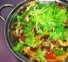 Spicy Squid Tentacles in Dry Pot