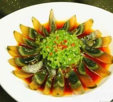 Green Pepper and Century Egg