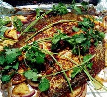 Aluminum Foil Grilled Fish