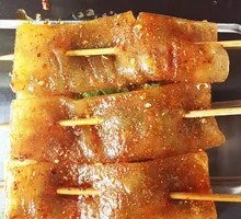 Grilled Sweet Potato Skin