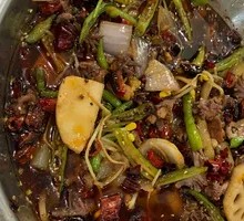 Dry Pot Rabbit and Beef Combination