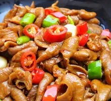 Spicy Chicken Offal and Intestine Hot Pot