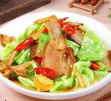 Sautéed Pork with Bok Choy