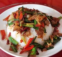 Old Pickled Cabbage and Twice-Cooked Pork Rice