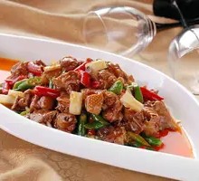 Young Ginger Stir-Fried Duck