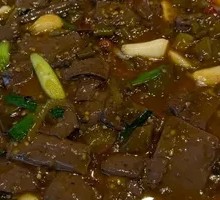 Sichuan-style Duck Blood with Pickled Chili