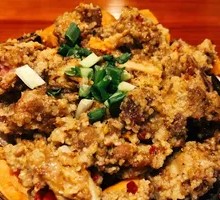 Steamed Pork Ribs with Rice Flour