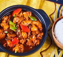 Stewed Chicken with Brown Sauce