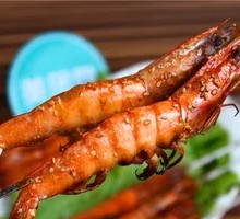 Grilled Large Green Shrimp