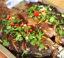 Charcoal-Grilled Crucian Carp