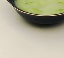 Cucumber and Century Egg Soup