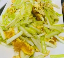 Scallion omelette