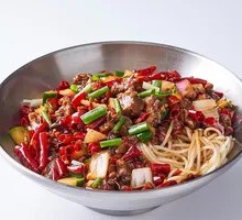 Spicy Chicken Dry Noodles