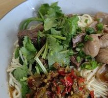 Spicy Chopped Chili Pork Intestine Noodles