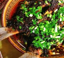 Stewed Fish with Black Beans and Peppers