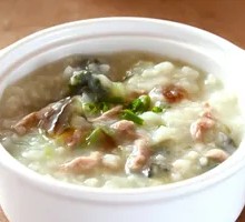 Century Egg and Pork Porridge
