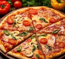 Italian Meat Sauce Pizza