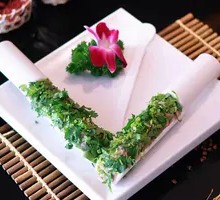 Fish Roe and Shrimp Paste with Cilantro Meatballs