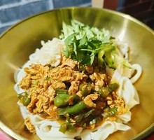 Green Pepper Egg Sauce Noodles