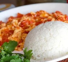 Egg and Pork Rice Bowl