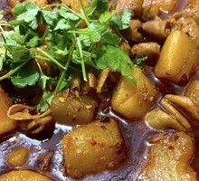 Potato and Intestine Stir-fry
