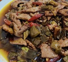 Sichuan-style Pickled Pepper Pork Liver